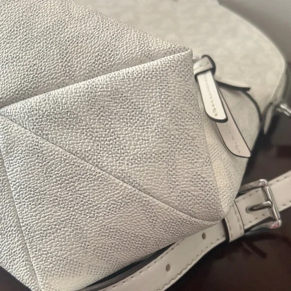 Michael Kors Cream Logo Mini Backpack - Picture 12 of 13